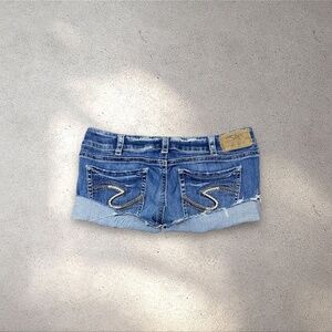 Silver Jeans Co. Low Rise Micro Denim Shorts